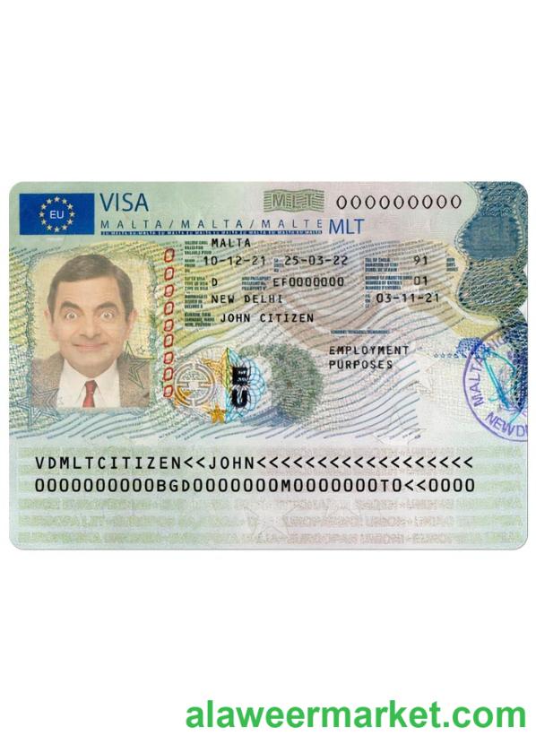 MALTA travel visa version 2
